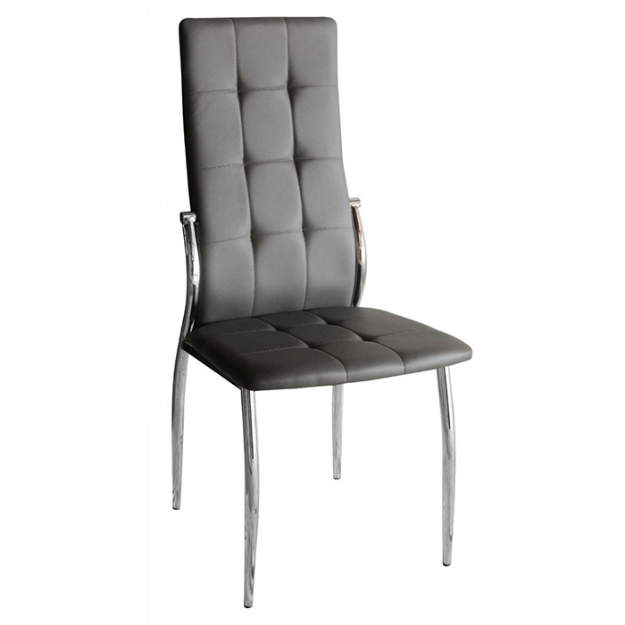 Oyster Chrome Leg Pu Chairs - Click Image to Close